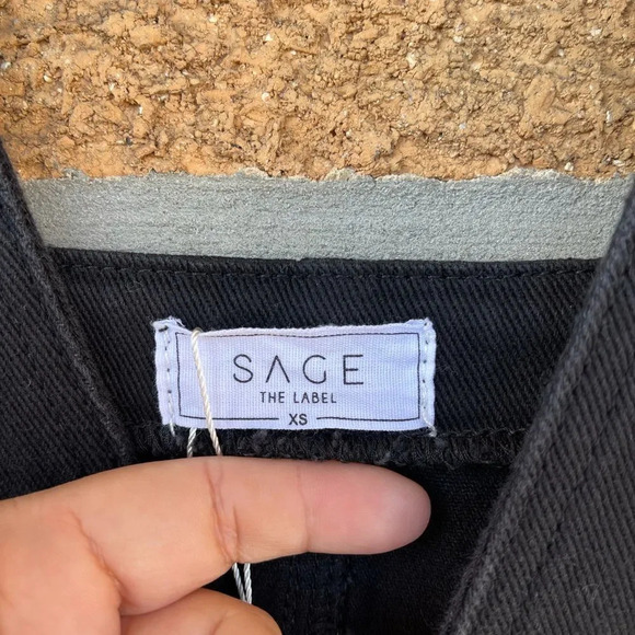 Sage The Label black overalls xs - Picture 5 of 12